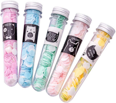 Easydeals Portable Flower Shape Soft Paper Soap(5 x 6.67 g)