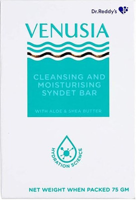 venusia Cleansing & Moisturizing Syndet bar I ph balanced(75 g)