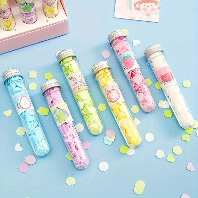 Viva Beauty lower Design Paper Soap Flakes 3pc – Portable & Travel-Friendly(3 x 15 g)