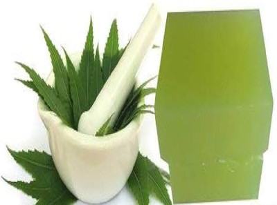 GEUTIERL Neem soap base for reducing acne,Natural neem soap base(500 g)