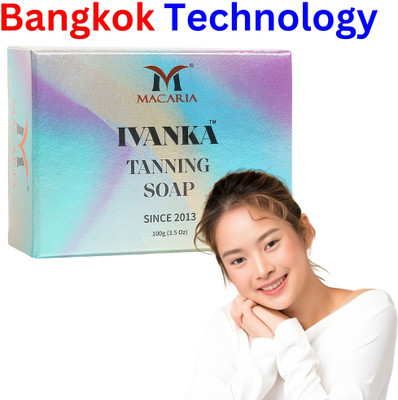 MACARIA Ivanka Tanning soap for intimate parts & also full body whitening soap(100 g)
