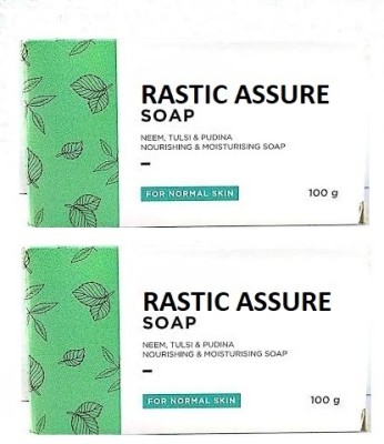 Rastic Assure Neem, Tulsi & Pudina Soap(2 x 100 g)