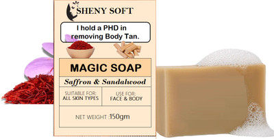 sheny soft Handmade Soap for Fresh, Tan-Free Complexion(150 g)