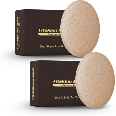 FitSkinn Magic Soap for Face & Body | All-Natural Brightening & Moisturizing Bar(2 x 25 g)
