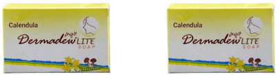 Calendula derm-dw li-te soap pack of 2X75g(2 x 75 g)