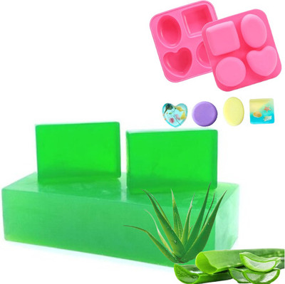 ZOVISU Pure And Natural Aloe Vera Glyserine Melt And Soap Base With Mop(500 g)