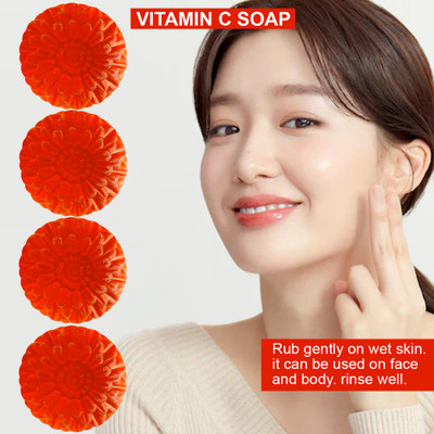 CHITAKSH Grapefruit Blast Vitamin C Bathing Bar (100GM) (PACK OF 4)(4 x 100 g)