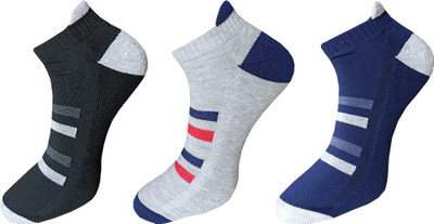 ecosync Unisex Solid Low Cut(Pack of 3)