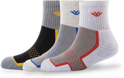 Young Wings Men Self Design Mid-Calf/Crew(Pack of 2)