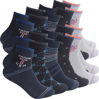 Siddlife Men & Women Self Design Ankle Length(Pack of 10)