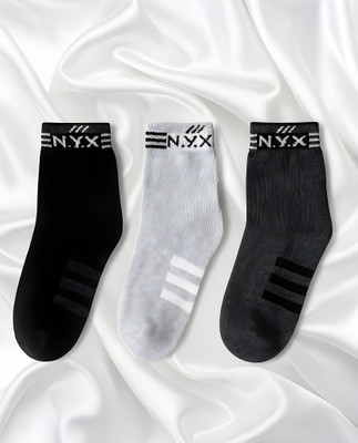 TheTaurusThreads Men Printed Ankle Length(Pack of 3)