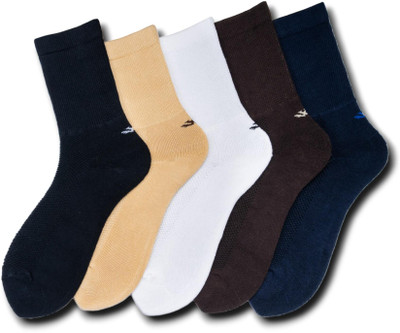 Young Wings Men Solid Mid-Calf/Crew(Pack of 2)