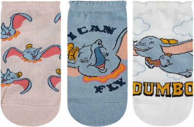 SOCKSXPRESS Disney Animal Women Printed Low Cut(Pack of 3)
