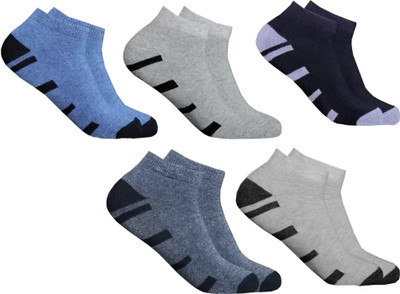 Whippet Men & Women Solid Ankle Length(Pack of 5)