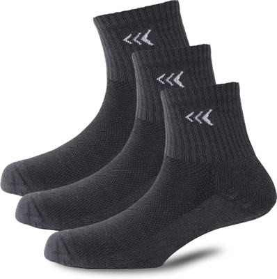 MAYOR Men Solid Mid-Calf/Crew(Pack of 3)