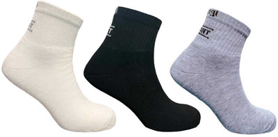 IVA MOZATIA Men & Women Self Design Ankle Length(Pack of 3)