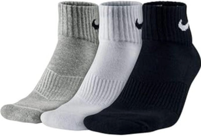 Cozysox Men & Women Self Design, Solid, Printed Ankle Length(Pack of 3)