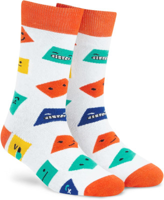 Dynamocks Men & Women Printed Mid-Calf/Crew