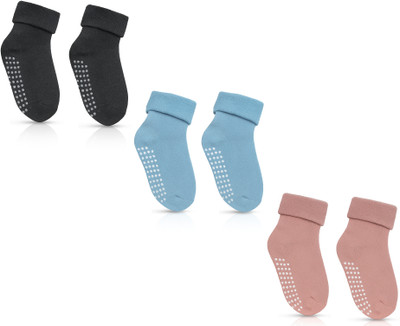 KETKAR Boys & Girls Printed Mid-Calf/Crew, Ankle Length(Pack of 3)