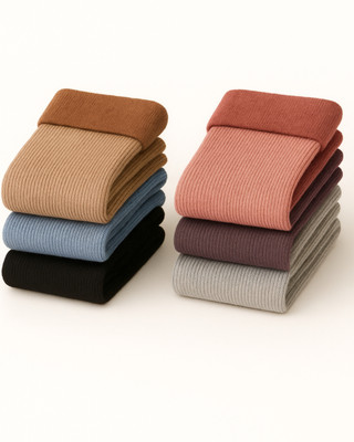 ZIBELL Men & Women Striped Ankle Length(Pack of 6)