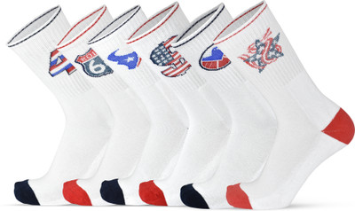Thesockstreet Unisex Solid Calf Length(Pack of 6)