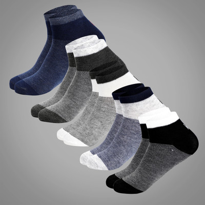 krijo Men Solid Ankle Length(Pack of 5)