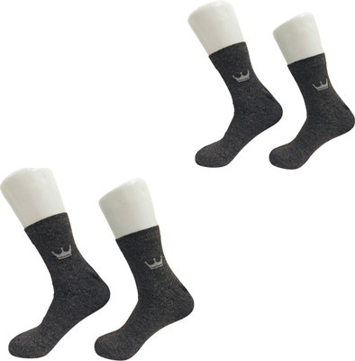 Royal Mart Men & Women Solid Ankle Length(Pack of 2)