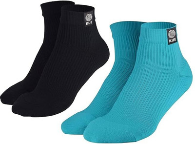 KUE Unisex Solid Ankle Length(Pack of 2)