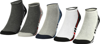PRIMESOX MOVE ON Men Printed, Striped Ankle Length(Pack of 5)