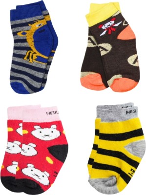 Neska Moda Baby Boys & Baby Girls Ankle Length(Pack of 4)