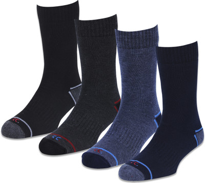 RC. ROYAL CLASS Men Self Design Calf Length(Pack of 4)