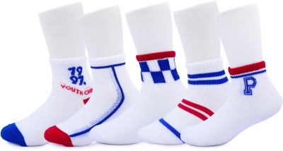 Deepashri Boys & Girls Printed Ankle Length(Pack of 5)