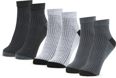 Hywore Unisex Self Design Ankle Length(Pack of 3)