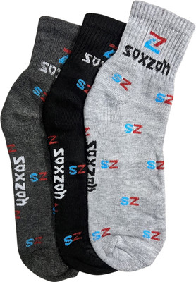 Cut N Cuff Men Ankle Length(Pack of 3)