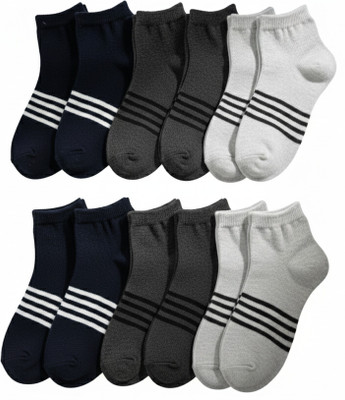 orrery Men & Women Striped Ankle Length(Pack of 6)