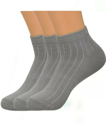 VESTURA Men & Women Solid, Self Design Ankle Length, Calf Length, Over the Knee, Peds/Footie/No-Show(Pack of 3)