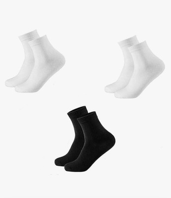 ANKIT TRADERS Unisex Solid Ankle Length(Pack of 3)
