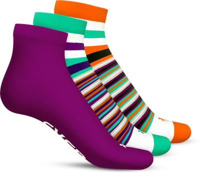 TalkingSox Men & Women Ankle Length(Pack of 3)