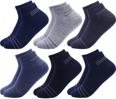 JD DASSSON Men & Women Solid Ankle Length(Pack of 6)