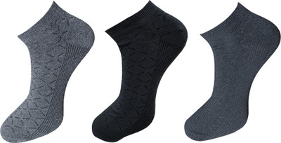SOXVIEW Men Striped Ankle Length(Pack of 3)