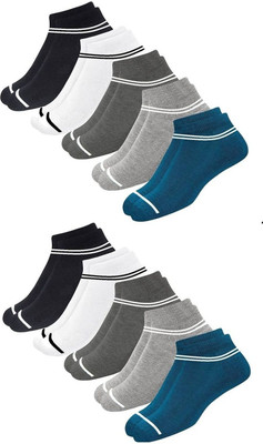 Akeet Trend Men Striped Ankle Length(Pack of 10)