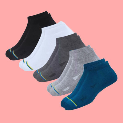 MJE Men & Women Solid Ankle Length, Peds/Footie/No-Show