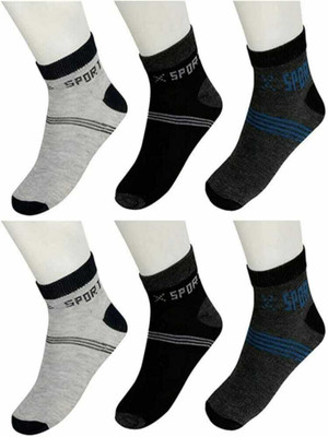 JD DASSSON Men Solid Ankle Length(Pack of 6)
