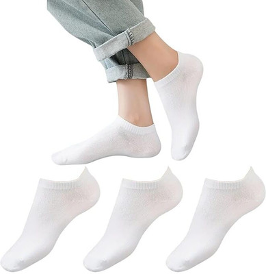 bazler Unisex Solid Ankle Length(Pack of 3)