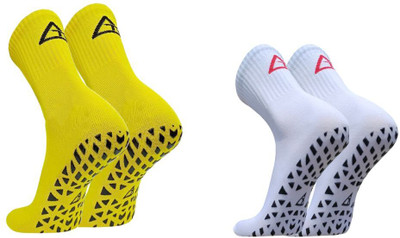 Triangles Sports Hosiery Men & Women Mid-Calf/Crew(Pack of 2)