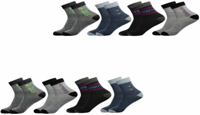 JD DASSSON Men Printed Ankle Length(Pack of 9)