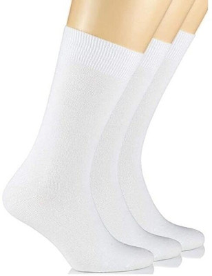 Suprix Unisex Solid Calf Length, Mid-Calf/Crew(Pack of 3)