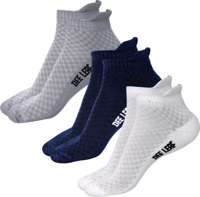 JH MART Men Solid Ankle Length(Pack of 3)
