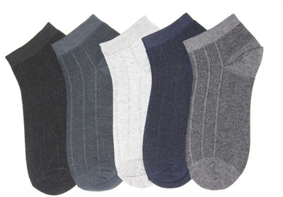 KETKAR Men Self Design Ankle Length(Pack of 5)