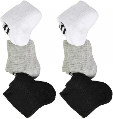 vactly Men & Women Self Design Ankle Length(Pack of 6)